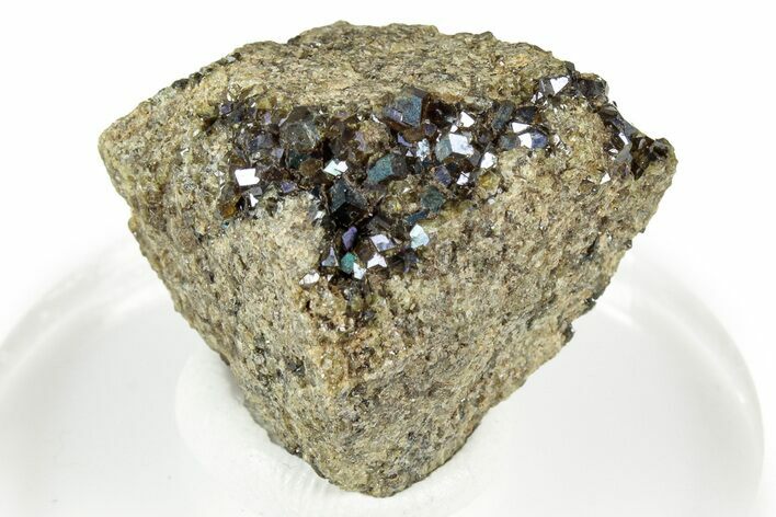 Iridescent, Rainbow Andradite Garnets - Norway #342323